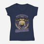 Cow Alien Get In Loser-Womens-V-Neck-Tee-Studio Mootant