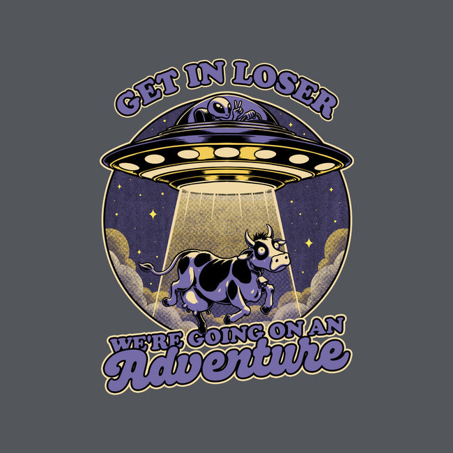 Cow Alien Get In Loser-Womens-V-Neck-Tee-Studio Mootant