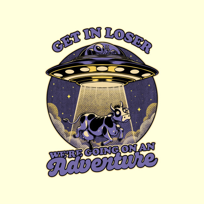 Cow Alien Get In Loser-None-Adjustable Tote-Bag-Studio Mootant