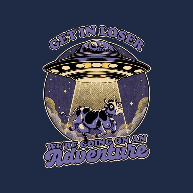 Cow Alien Get In Loser-Mens-Basic-Tee-Studio Mootant