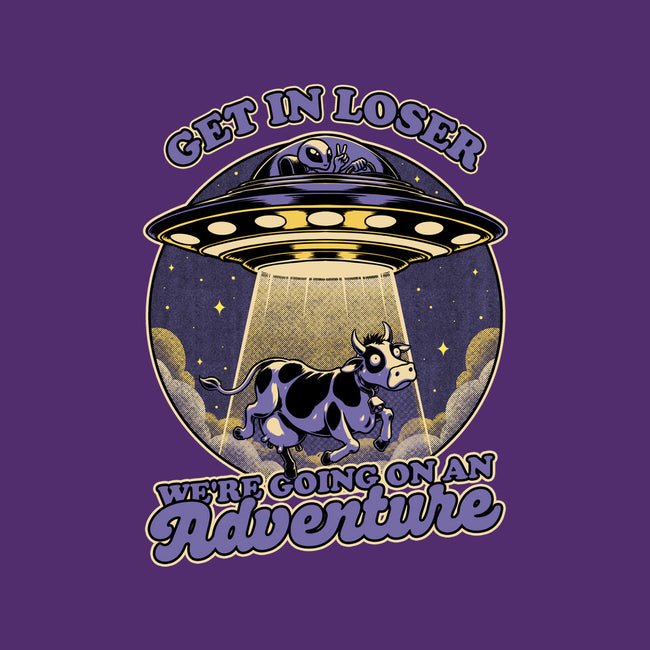 Cow Alien Get In Loser-Mens-Basic-Tee-Studio Mootant