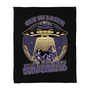 Cow Alien Get In Loser