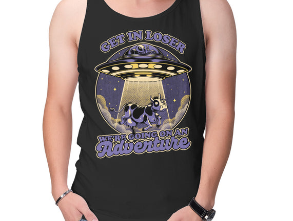 Cow Alien Get In Loser