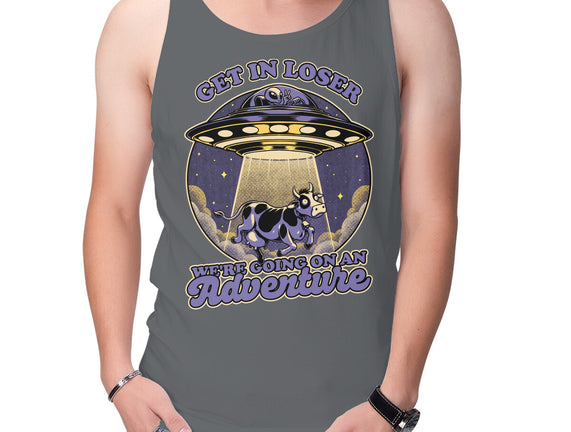 Cow Alien Get In Loser