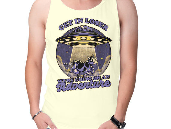 Cow Alien Get In Loser