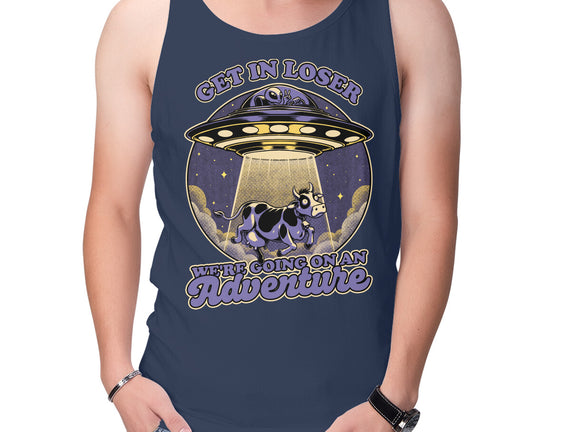 Cow Alien Get In Loser