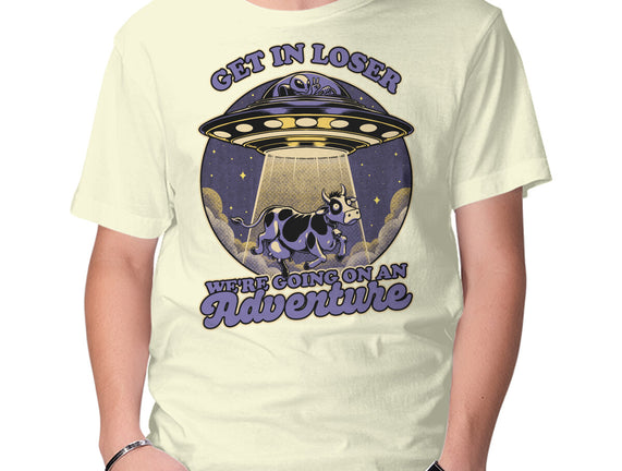 Cow Alien Get In Loser