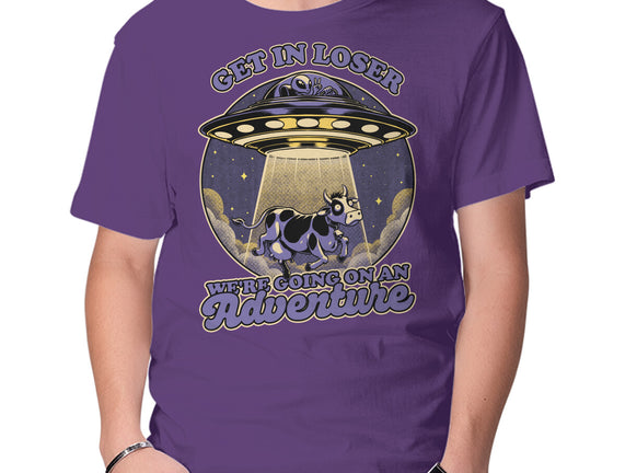 Cow Alien Get In Loser