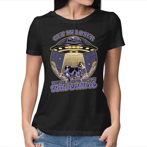 Cow Alien Get In Loser