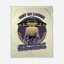 Cow Alien Get In Loser-None-Fleece-Blanket-Studio Mootant
