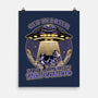 Cow Alien Get In Loser-None-Matte-Poster-Studio Mootant