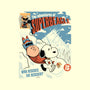 The Adventures Of SuperBeagle-None-Stretched-Canvas-Heyra Vieira
