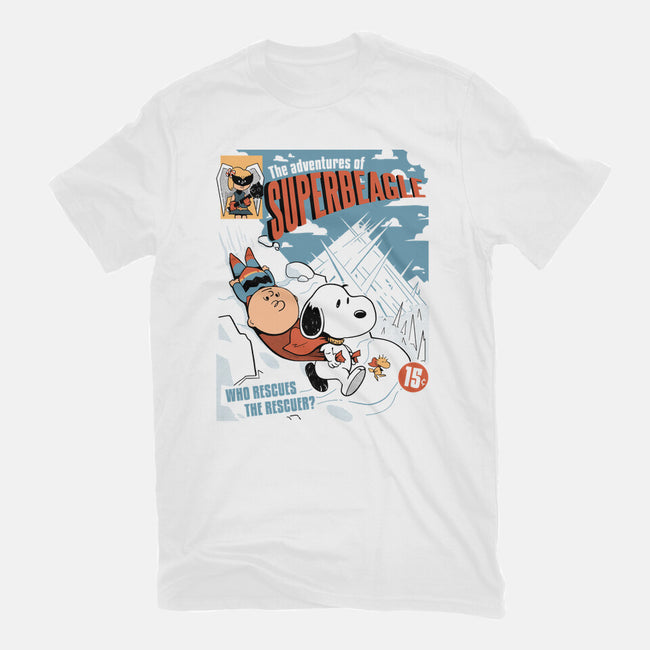 The Adventures Of SuperBeagle-Womens-Fitted-Tee-Heyra Vieira