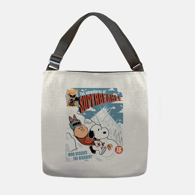 The Adventures Of SuperBeagle-None-Adjustable Tote-Bag-Heyra Vieira