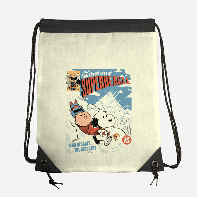 The Adventures Of SuperBeagle-None-Drawstring-Bag-Heyra Vieira