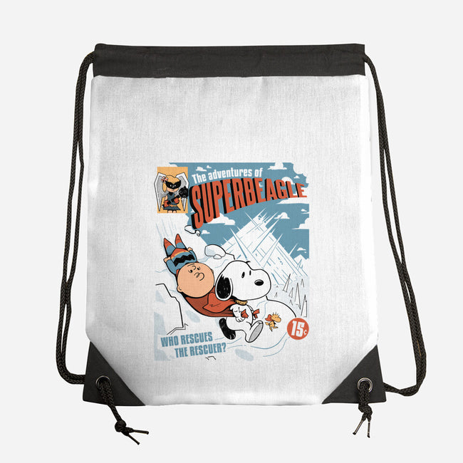 The Adventures Of SuperBeagle-None-Drawstring-Bag-Heyra Vieira