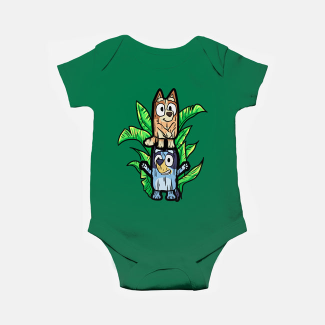 Tiki Sisters-Baby-Basic-Onesie-nickzzarto
