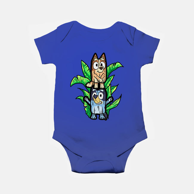 Tiki Sisters-Baby-Basic-Onesie-nickzzarto