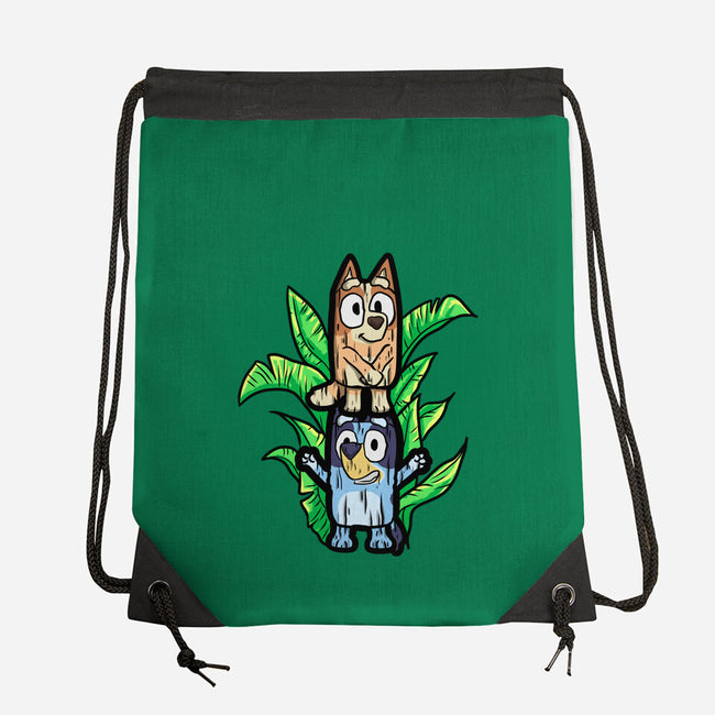 Tiki Sisters-None-Drawstring-Bag-nickzzarto