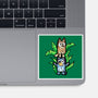 Tiki Sisters-None-Glossy-Sticker-nickzzarto