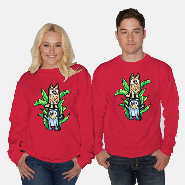 Tiki Sisters-Unisex-Crew Neck-Sweatshirt-nickzzarto