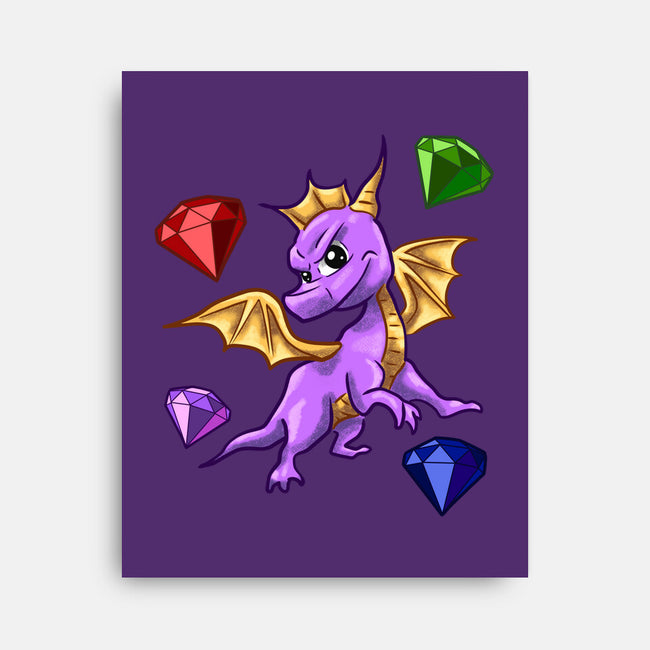 Dragon Jewelry-None-Stretched-Canvas-nickzzarto