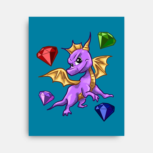 Dragon Jewelry-None-Stretched-Canvas-nickzzarto
