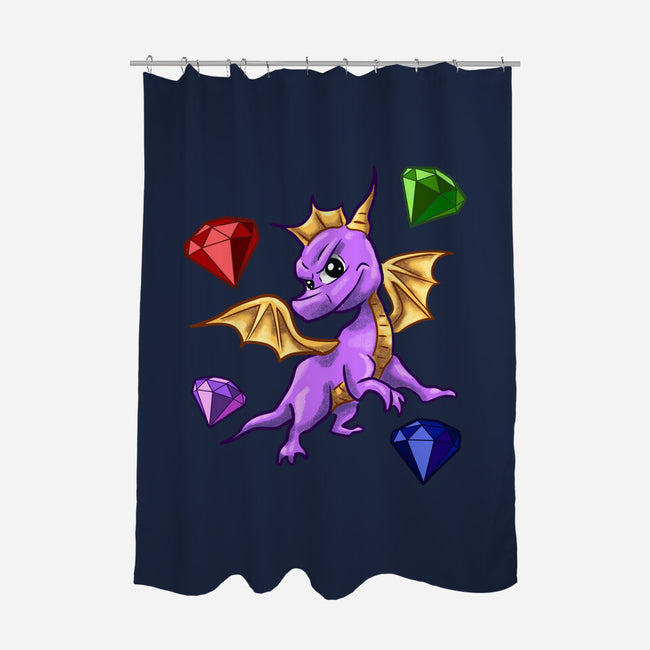 Dragon Jewelry-None-Polyester-Shower Curtain-nickzzarto