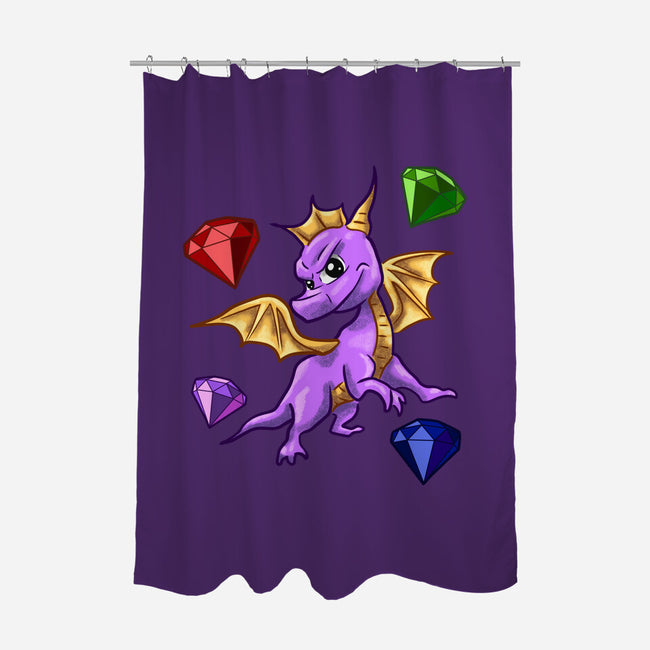 Dragon Jewelry-None-Polyester-Shower Curtain-nickzzarto