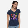 Dragon Jewelry-Womens-V-Neck-Tee-nickzzarto