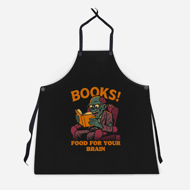 Food For Your Brain-Unisex-Kitchen-Apron-worlddominationforcats