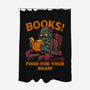 Food For Your Brain-None-Polyester-Shower Curtain-worlddominationforcats