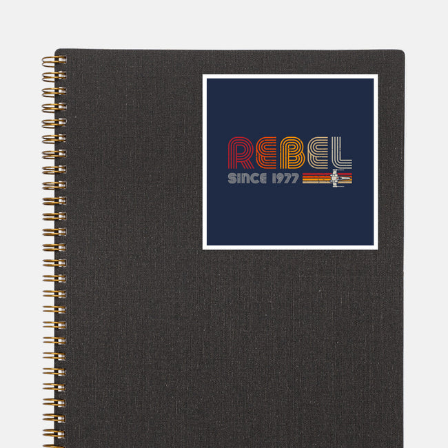 Rebel Since 1977-None-Glossy-Sticker-DrMonekers