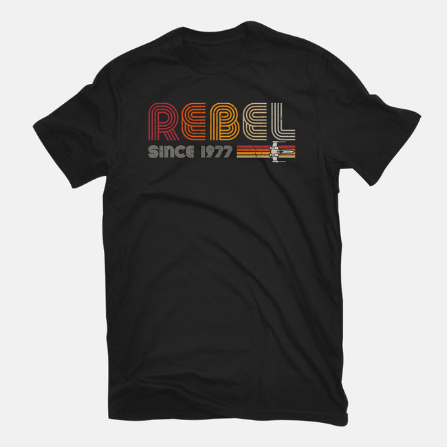Rebel Since 1977-Womens-Basic-Tee-DrMonekers