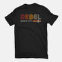 Rebel Since 1977-Womens-Fitted-Tee-DrMonekers