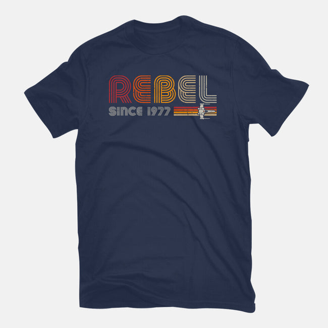 Rebel Since 1977-Womens-Fitted-Tee-DrMonekers