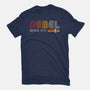 Rebel Since 1977-Womens-Fitted-Tee-DrMonekers