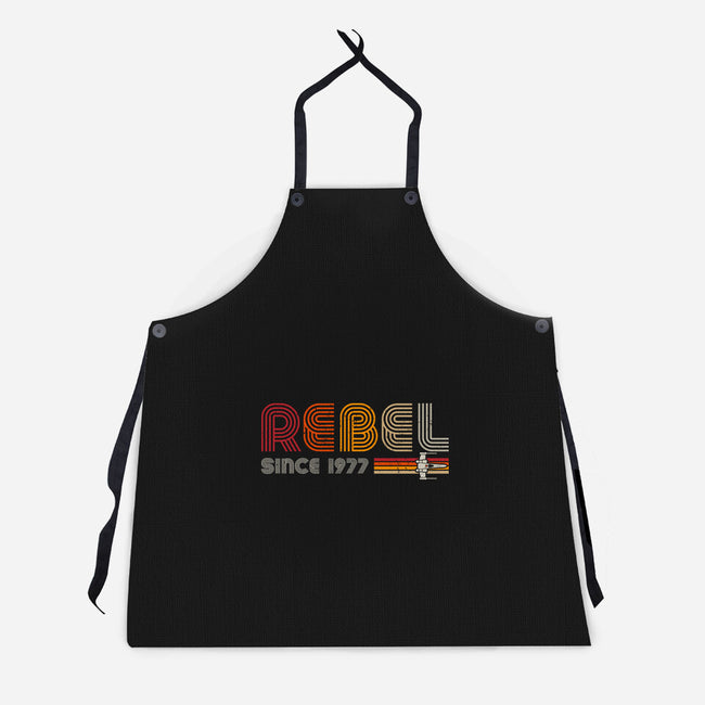 Rebel Since 1977-Unisex-Kitchen-Apron-DrMonekers
