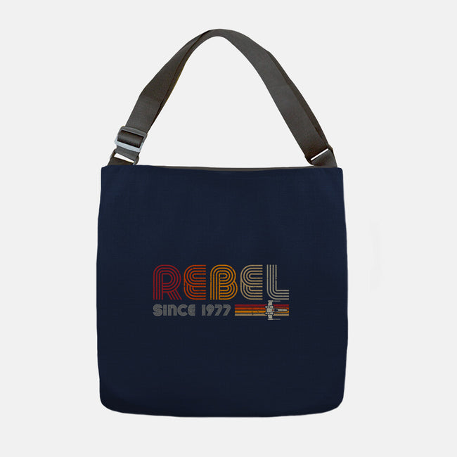 Rebel Since 1977-None-Adjustable Tote-Bag-DrMonekers