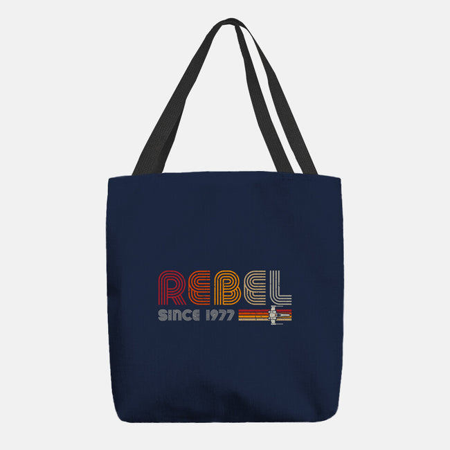 Rebel Since 1977-None-Basic Tote-Bag-DrMonekers