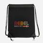 Rebel Since 1977-None-Drawstring-Bag-DrMonekers