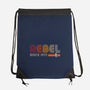Rebel Since 1977-None-Drawstring-Bag-DrMonekers