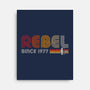 Rebel Since 1977-None-Stretched-Canvas-DrMonekers