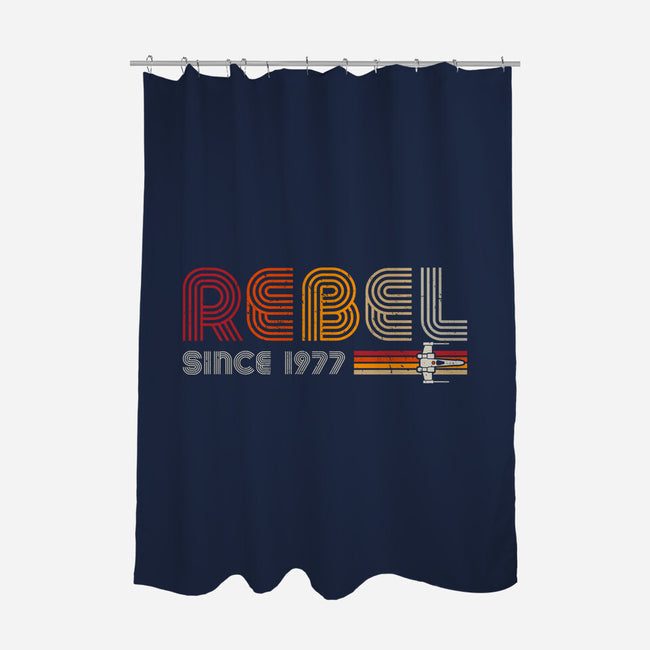 Rebel Since 1977-None-Polyester-Shower Curtain-DrMonekers
