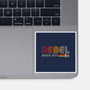 Rebel Since 1977-None-Glossy-Sticker-DrMonekers