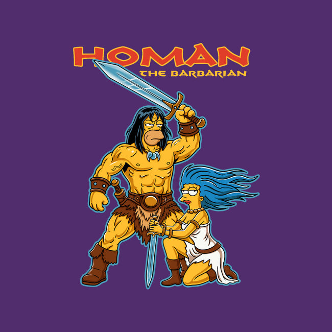 Homan The Barbarian-Womens-Fitted-Tee-P1yu5h
