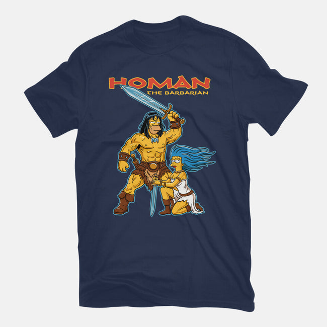 Homan The Barbarian-Womens-Fitted-Tee-P1yu5h
