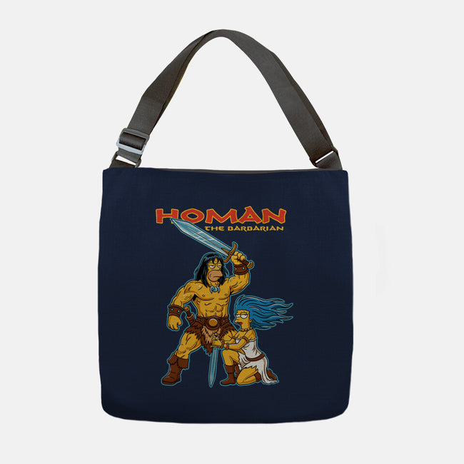 Homan The Barbarian-None-Adjustable Tote-Bag-P1yu5h