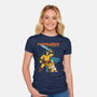 Homan The Barbarian-Womens-Fitted-Tee-P1yu5h