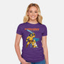Homan The Barbarian-Womens-Fitted-Tee-P1yu5h